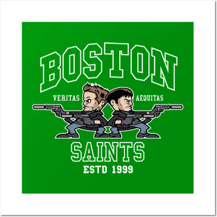 Boston Saints  (Collab with GoodIdeaRyan) Posters and Art